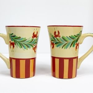 SLAH Gail Pittman Set of 2 - Siena Tall Latte Coffee Mugs